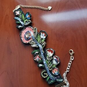 ALDO embroidered choker necklace